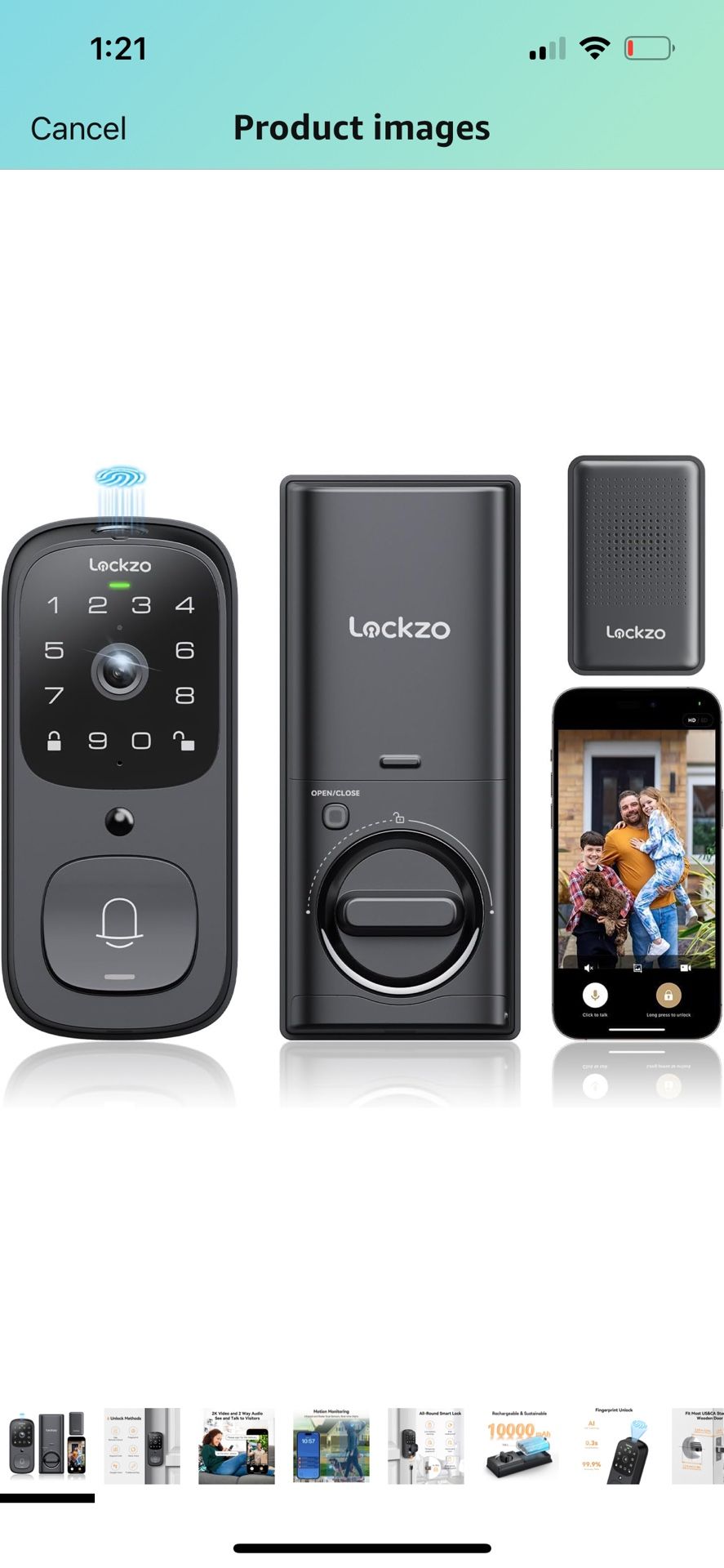 Video Smart Lock With Doorbell