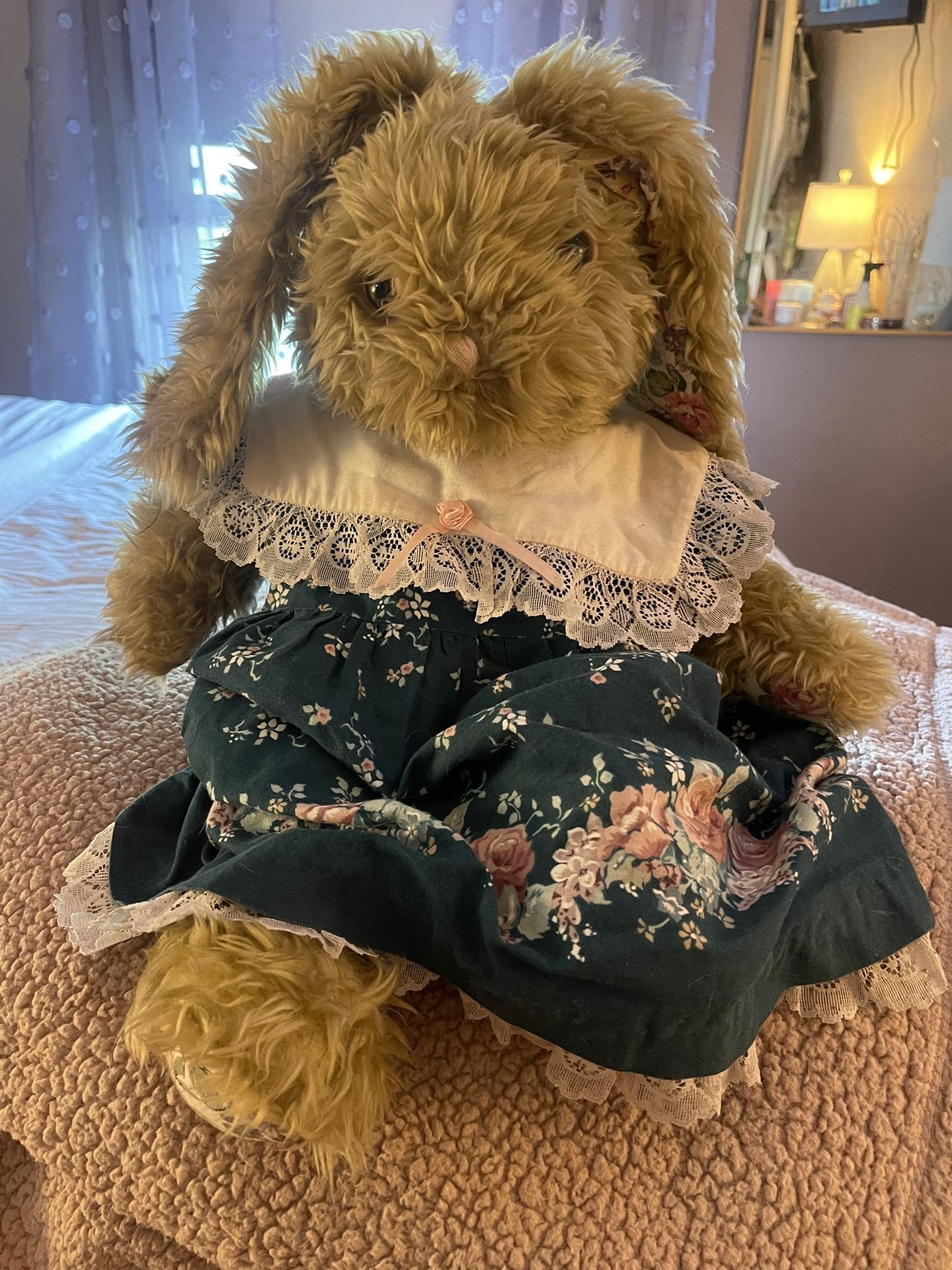 Vintage Stuffed Plush Bunny Rabbit 