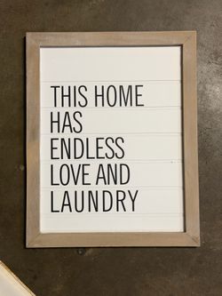 FREE laundry room sign