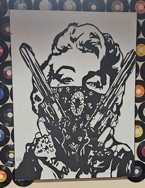 Marilyn Monroe Icon Celebrity One Of One 36" X 48"