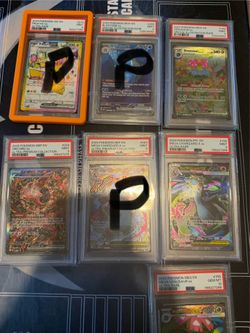 Pokemon Graded slabs PSA9