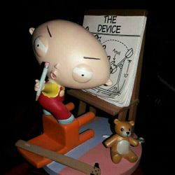 (Like New) Stewie Family Guy limited collector figurine