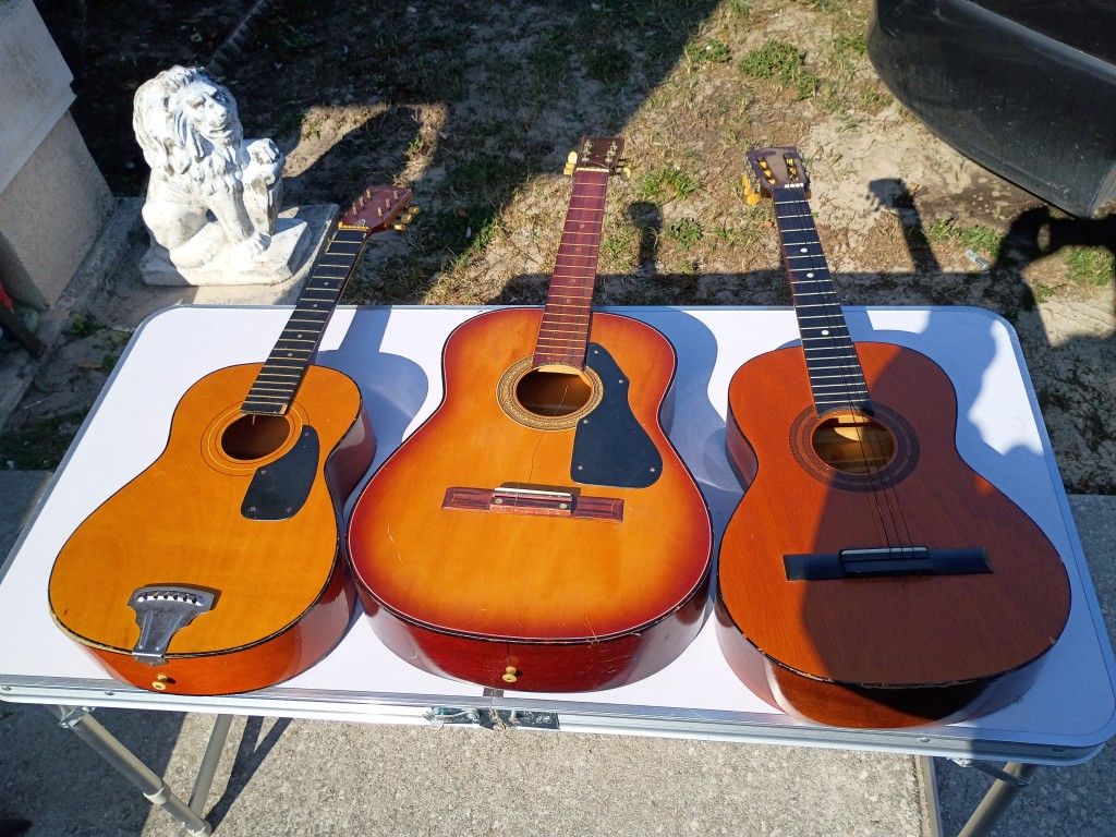 Silvertone & Musikimstrumentenfabrik Acoustic Guitars Display