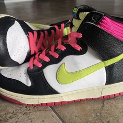 Nike Dunk High London White Volt Fireberry Men’s Shoe Size 12