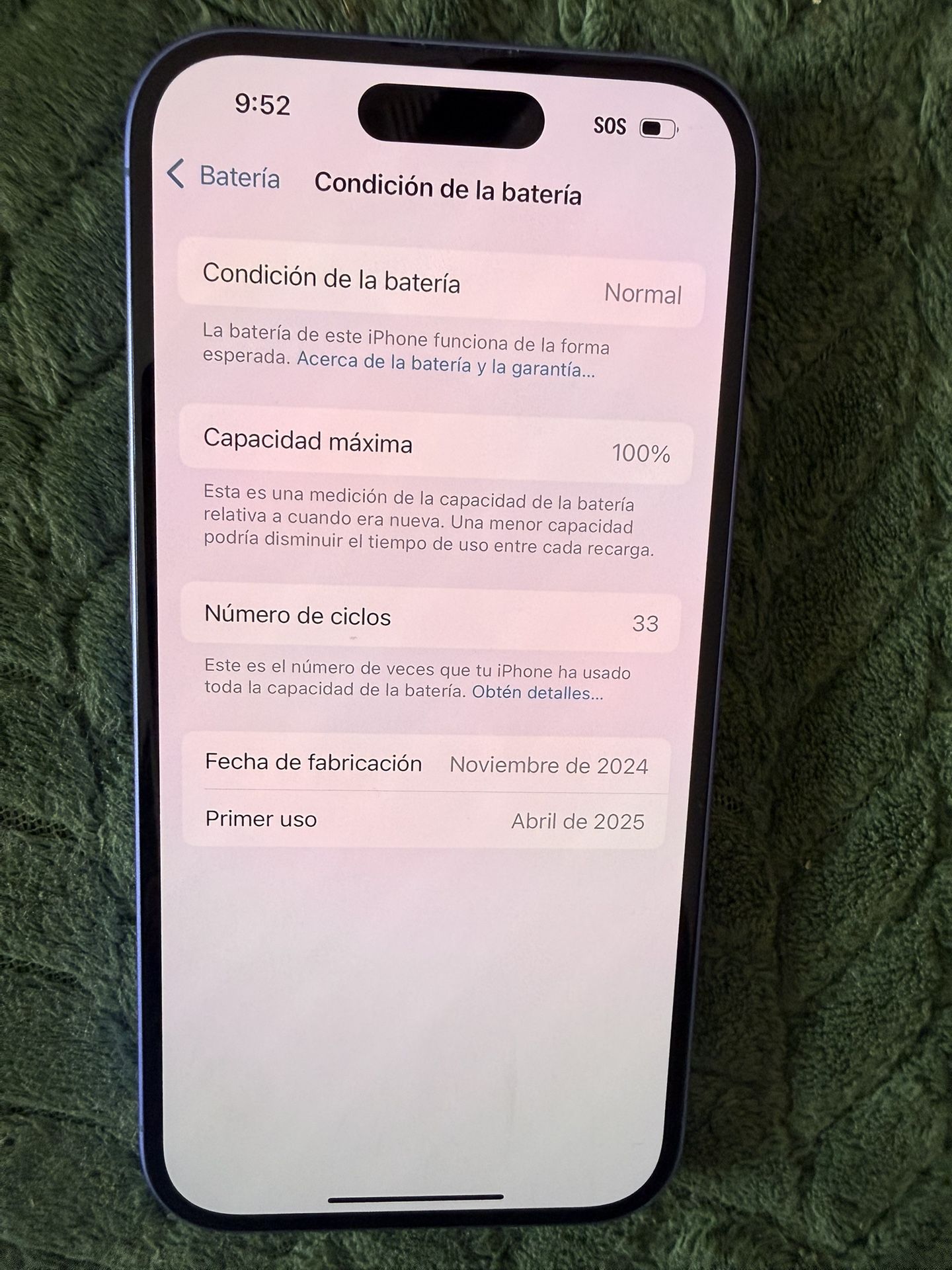iPhone 16 de 128 GB