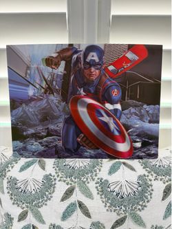 Marvel / Captain America - 12”x16” - 3D Poster