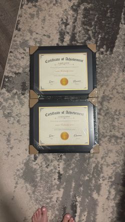Set Of 2 Diploma Frames NIB