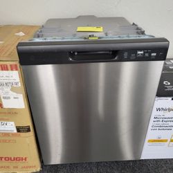 Discounted New open box GE 24" Built-in, Tall Tub, Stainless Steel Dishwasher
