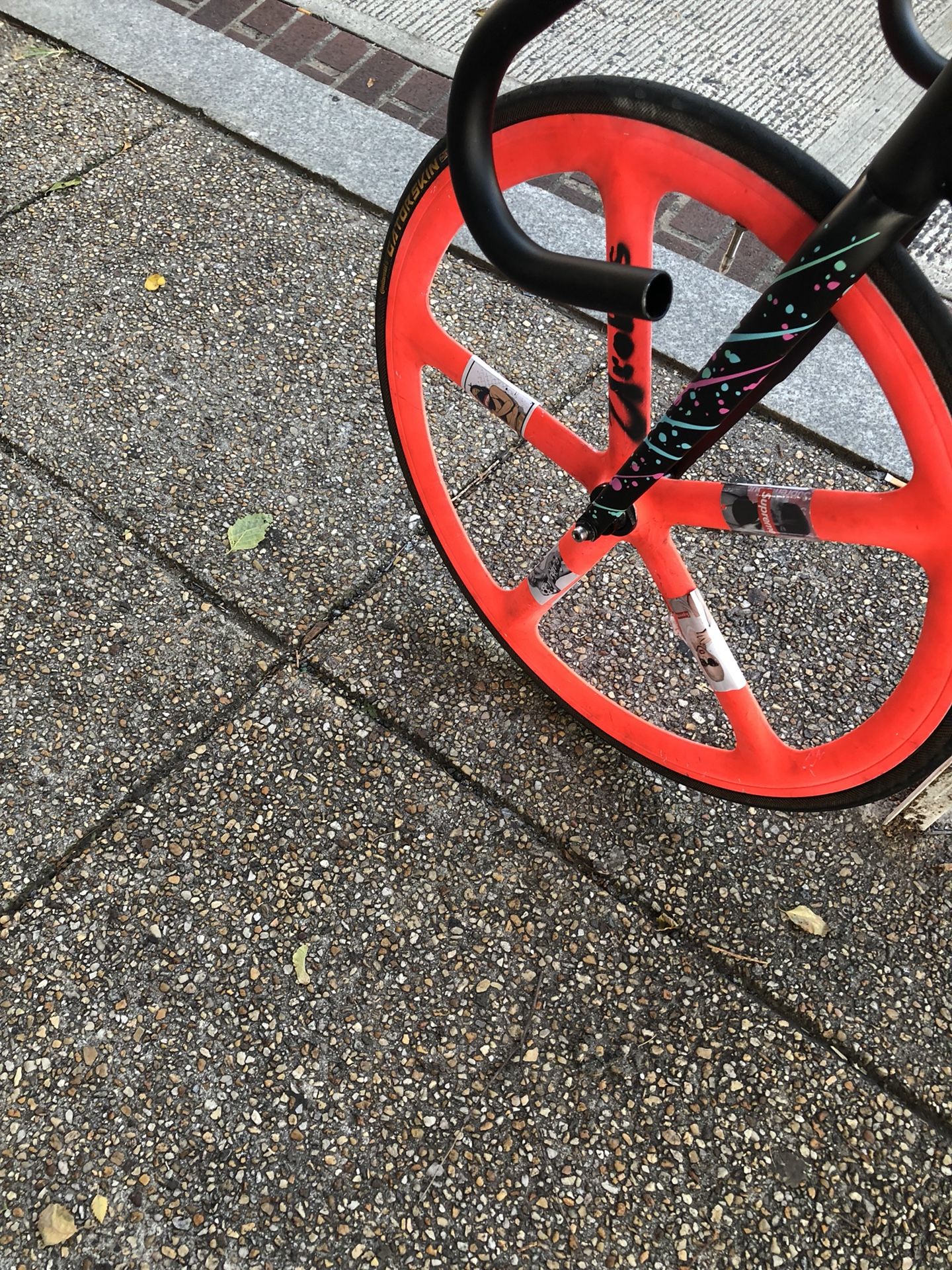 Pink Aerospoke Front Wheel