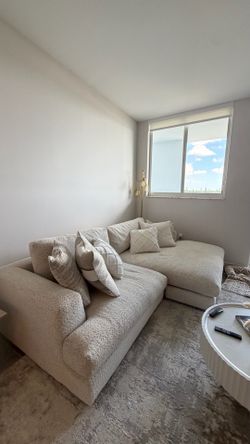 Beige couch