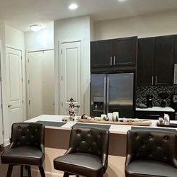 CozyMan 26" Swivel Counter Height Bar Stools Set of 4