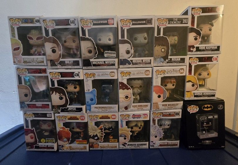 Funko Pop Lot Horror Movie And Harry Potter