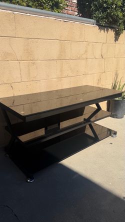 Glass Top Tv Stand