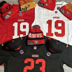 49ers Jerseys Beanies And Snapbacks 