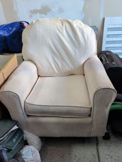 Rocking chair w/ ottoman