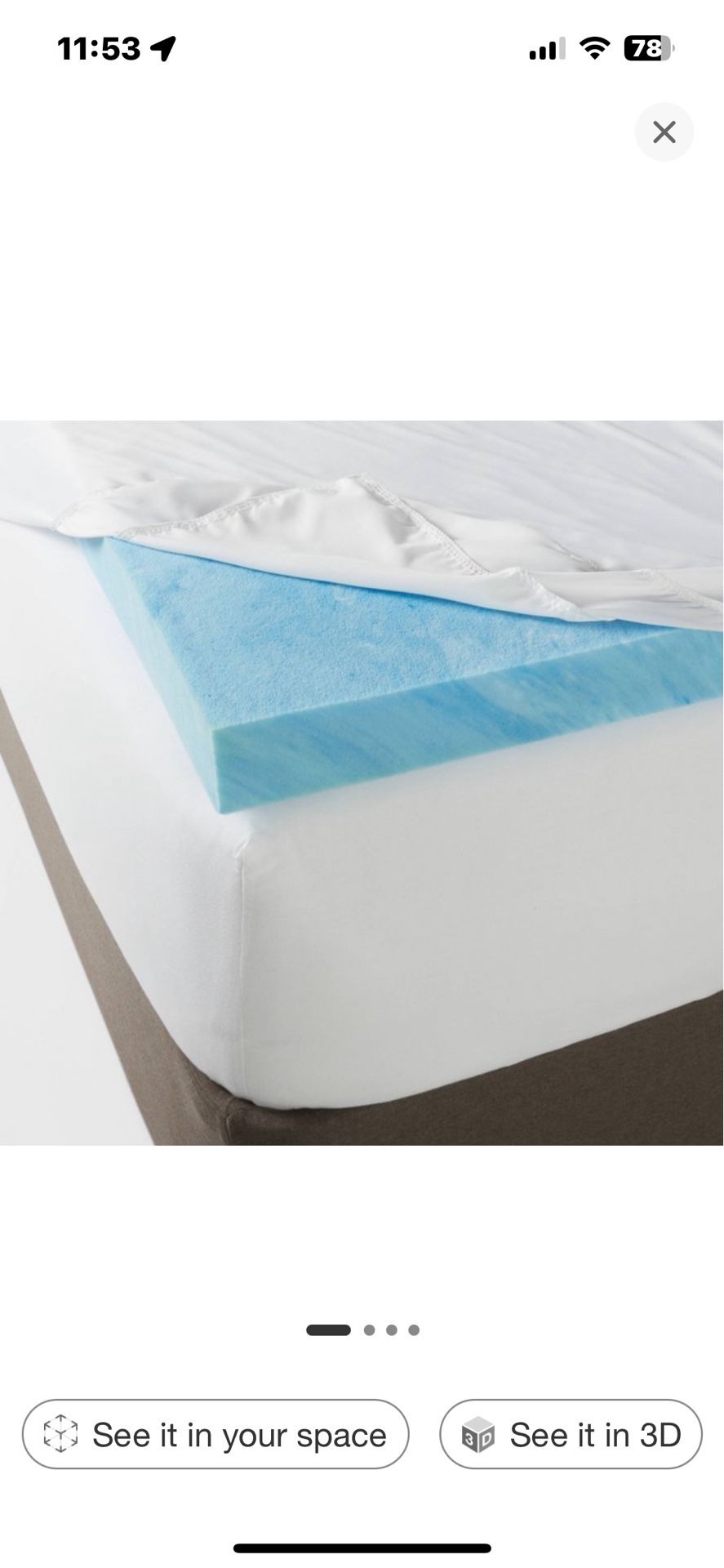 Free Queen Target Threshold Mattress Topper for Sale in Laud By Sea, FL