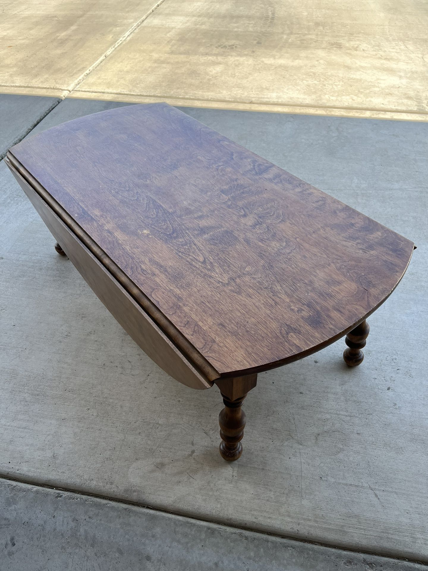 Antique Folding Coffee Table
