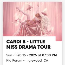 2 CARDI-B  TICKETS  LA FORUM