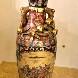 Chinese Floor Vase 58 Inch Tall 