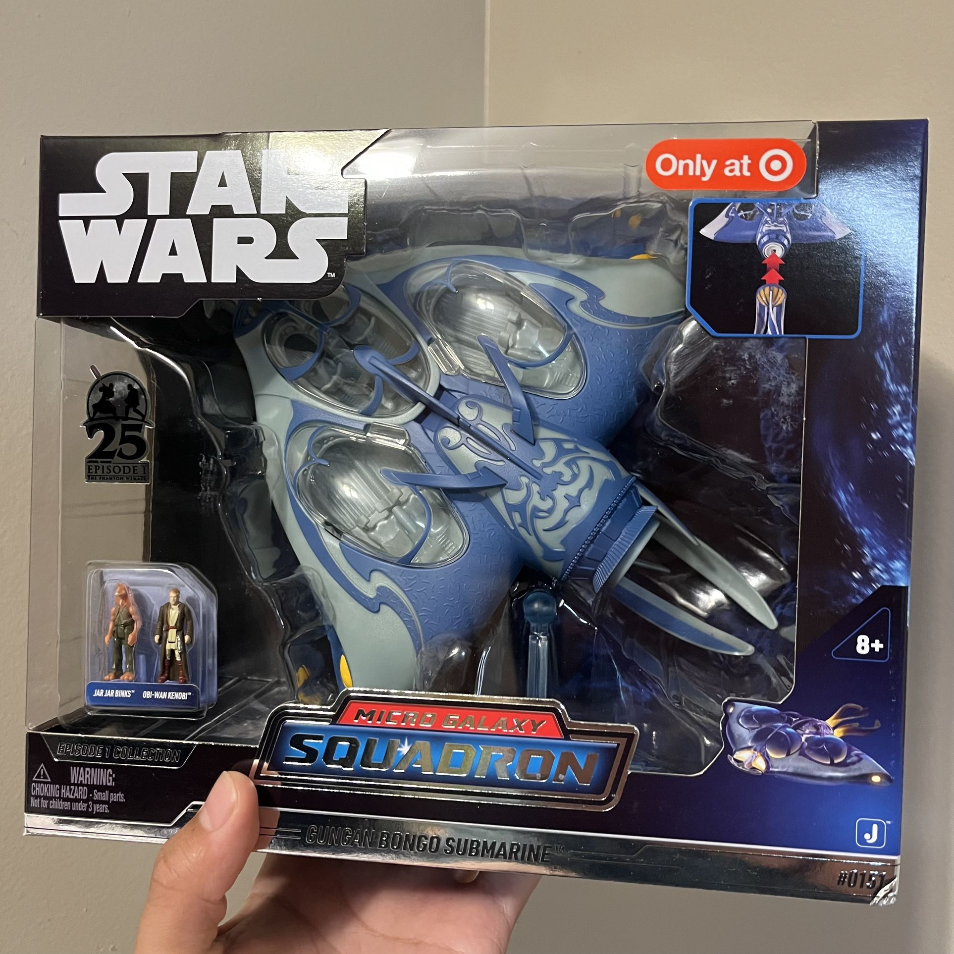BRAND NEW IN BOX Star Wars Micro Galaxy Gungan Bongo Submarine (Target Exclusive)