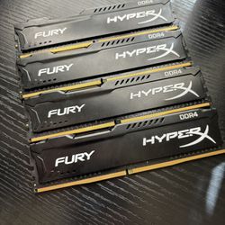 HyperX Fury RAM Sticks For Computers 16GB DDR4
