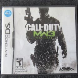 Nintendo DS Call Of Duty Modern Warfare 3 Game