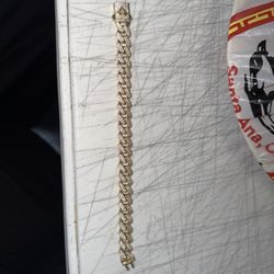 Men 14k Gold Bracelet 