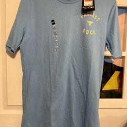 Under Armour Project Rock T-Shirt XS/TP/ECH Light Blue