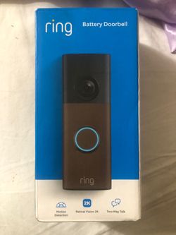 Ring Battery Doorbell 2K
