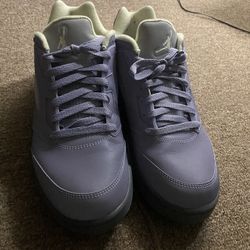 Grey/purple Jordan 5 Low