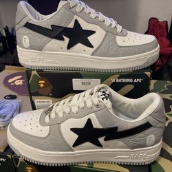 Grey/black Bapesta