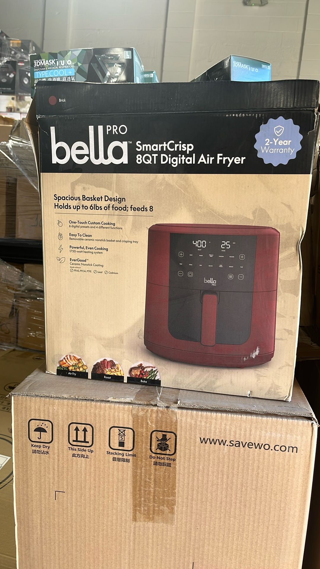 Bella 8 QT Digital Air Fryer