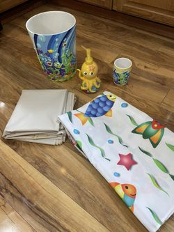 Underwater/Fish Theme Bathroom Decor