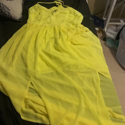 Yellow Flower Dress