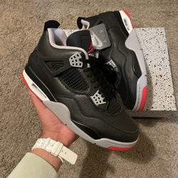 Nike Air Jordan 4 Bred Reimagined Size 11.5 