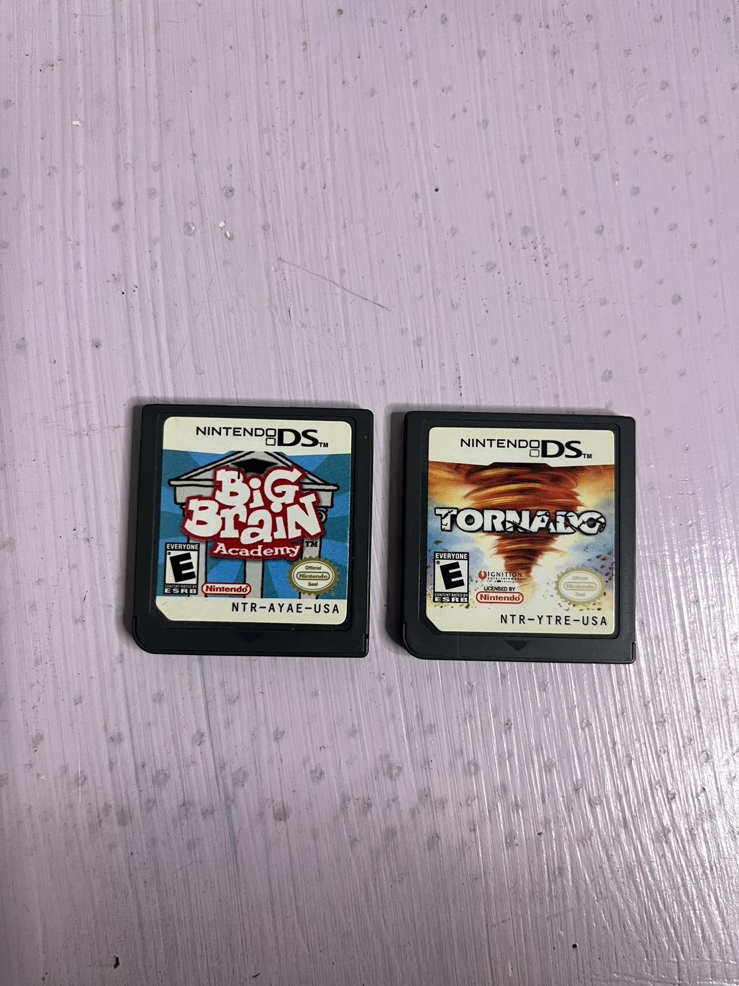 Nintendo DS Games: Big Brain Academy & Tornado