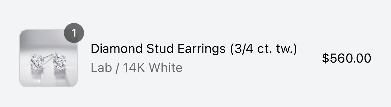 Diamond Stud Earrings 