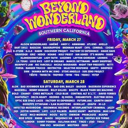 Beyond GA Passes Available Wonderland 