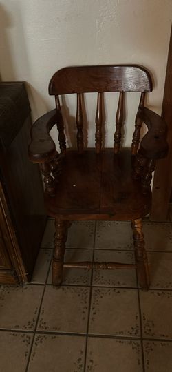 Wooden High Chair