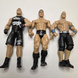 WWE Action Figure Lot – Brock Lesnar, Randy Orton, John Cena
