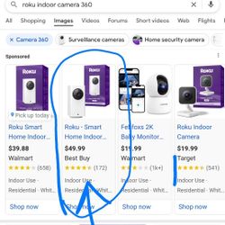 Roku Smart Home Indoor Camera 360