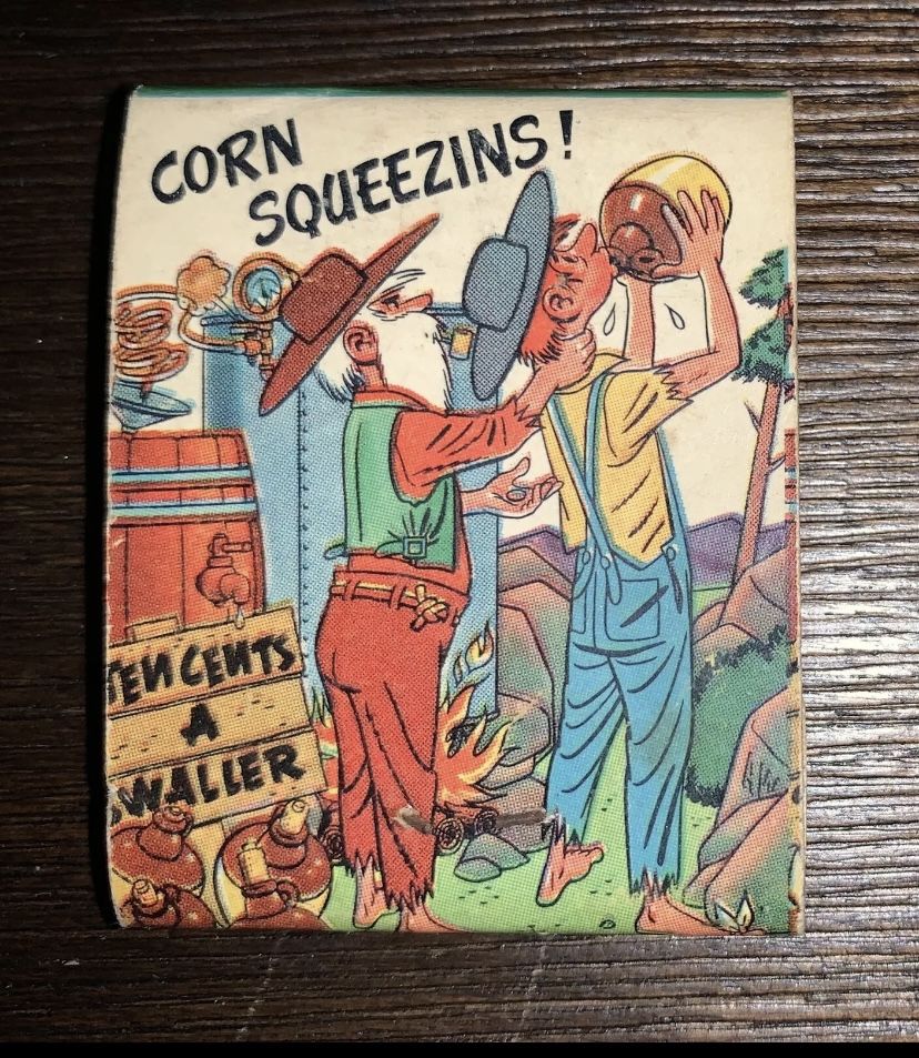 Dutch Youngman's Monterey California Cartoon Vintage Matchbook Cover New!