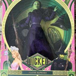 Wicked Deluxe Elphaba Doll w/ Rare Misprint Typo  
