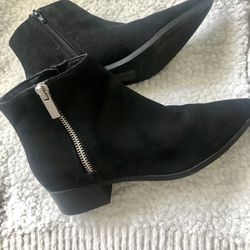 F21 Suede zipper Boots