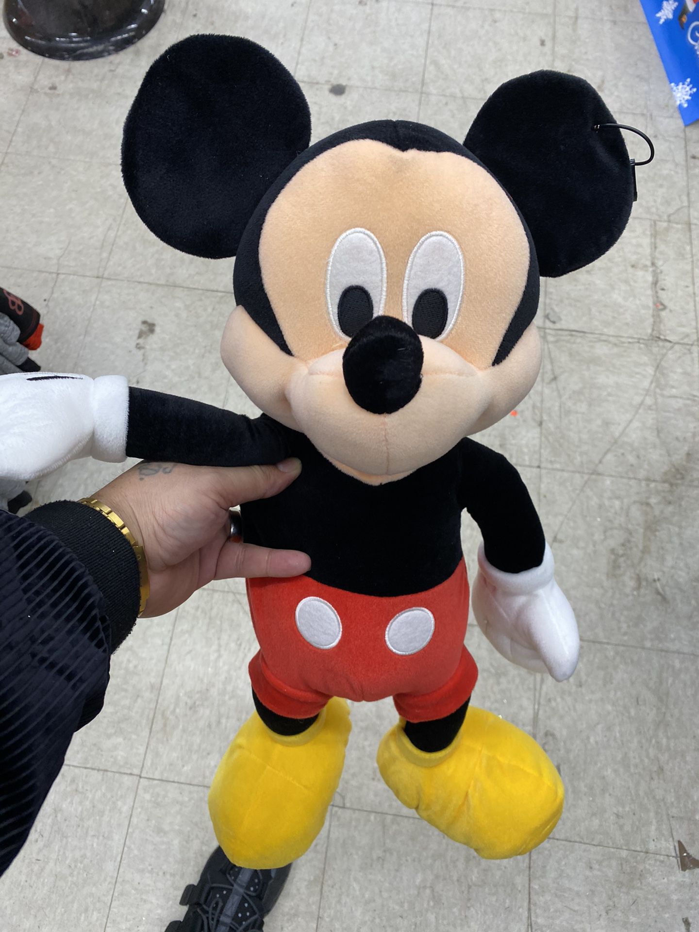 Disney Classic Micky Mouse Doll (26" long) Washable and All New Materials