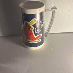 St. Louis Cardinals vintage plastic Stein