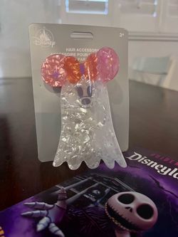 Disneyland Halloween 2026 Minnie Mouse ghost hair clip