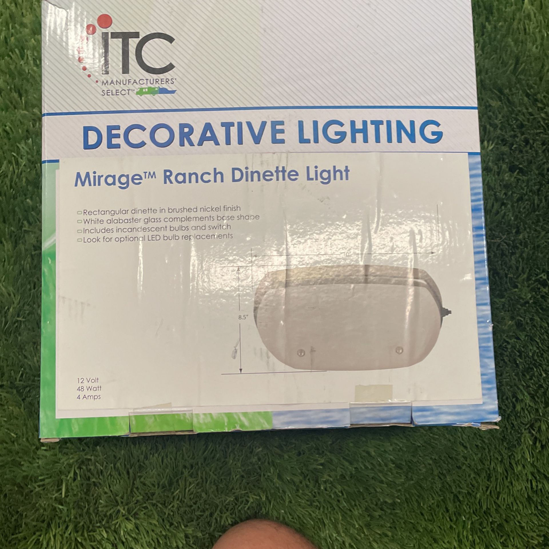 Tv Dinette Light Mirage Brushed Nickel