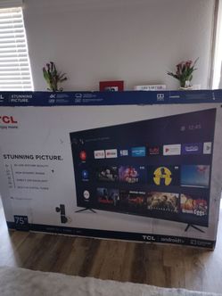 TCL 4k  75 inch