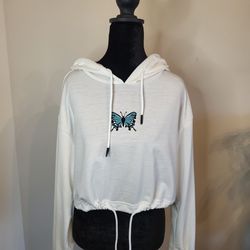 Cropped Hooded Sweatshirt